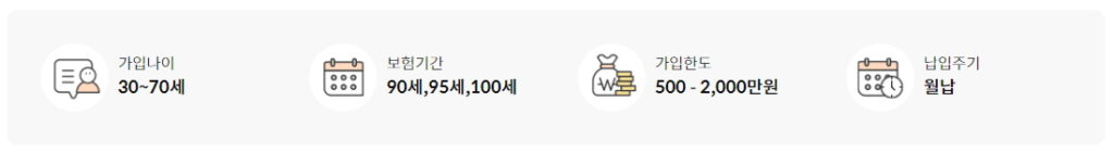 우체국 치매간병보험 가입형태